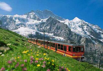 Jungfraubahn und Jungfrau